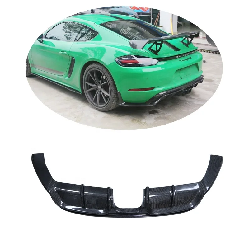 For 2016-2023 718 981 Cayman Boxster CM Style Carbon Fiber Rear Diffuser Rear Lip Body Kit
For 2016-2023 718 981 Cayman Boxster CM Style Carbon Fiber Rear Diffuser Rear Lip Body Kit
