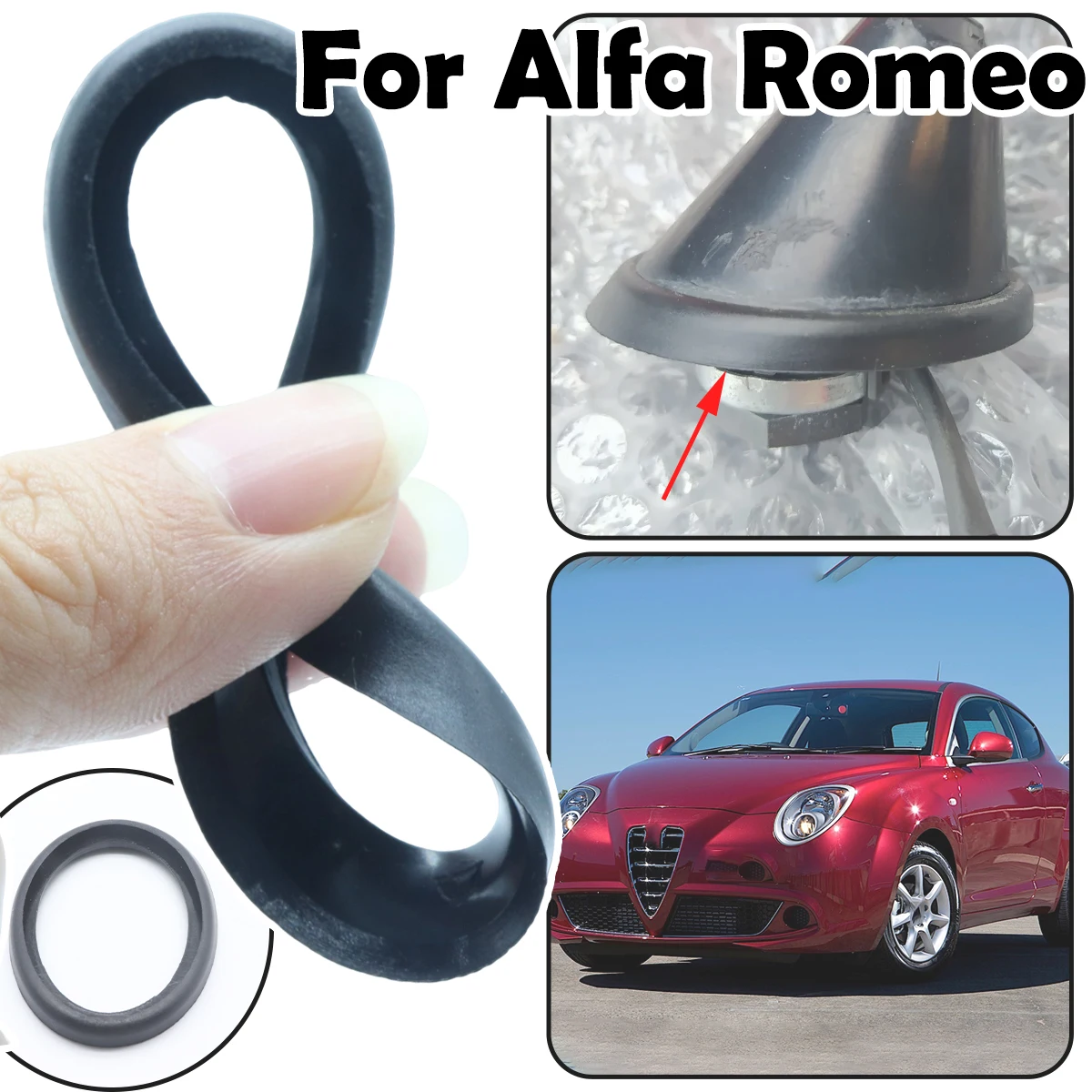 Car Roof Mast Whip Aerial Antenna Base Gasket For Alfa Romeo 147 156 159 Giulietta Mito Rubber Seal Pad Sealing Car Accessories
Car Roof Mast Whip Aerial Antenna Base Gasket For Alfa Romeo 147 156 159 Giulietta Mito Rubber Seal Pad Sealing Car Accessories