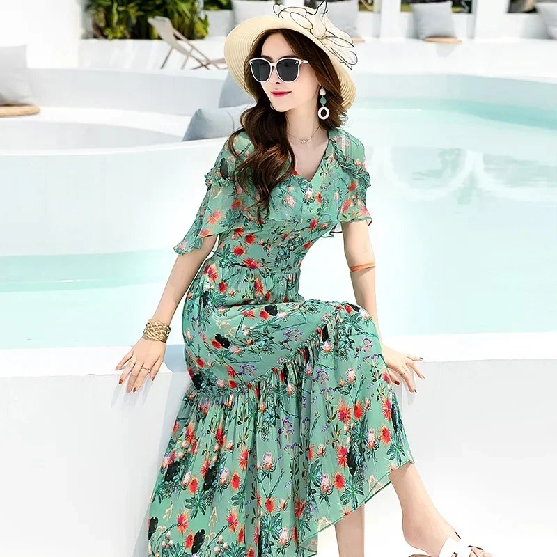 Summer Dress Women 2024 Mid-length Dresses For Women Clothing Sexy Printing Dress Holiday Beach Dress Vestidos De Mujer Zm2962
Summer Dress Women 2024 Mid-length Dresses For Women Clothing Sexy Printing Dress Holiday Beach Dress Vestidos De Mujer Zm2962