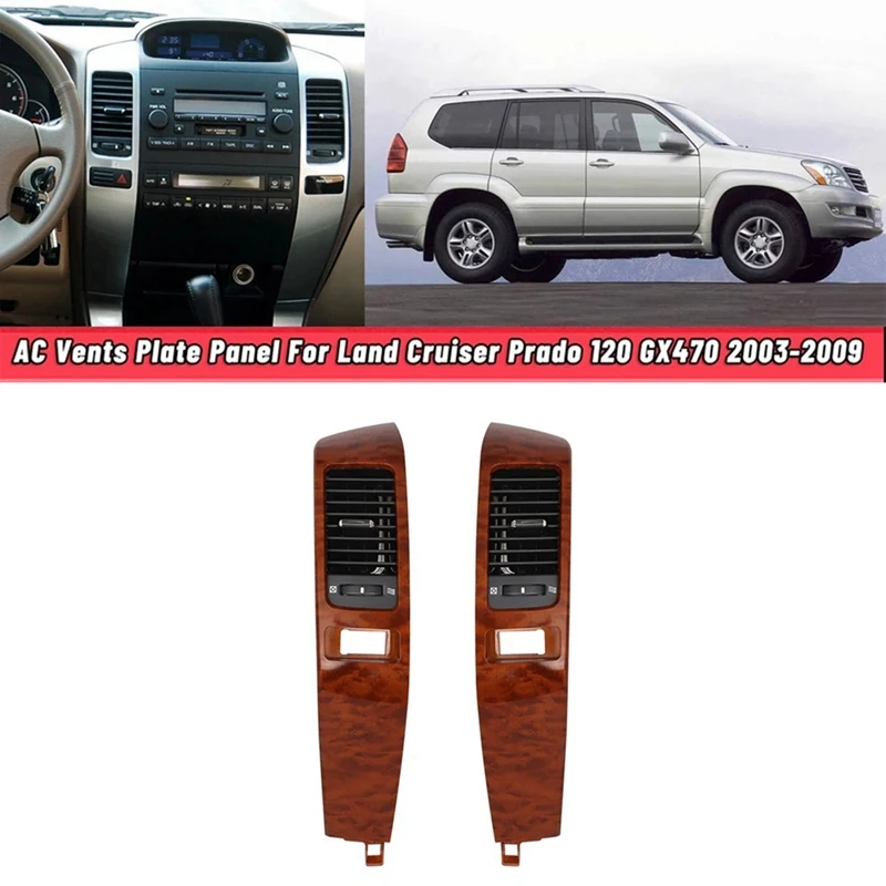 Car Air Conditioner Outlet Frame Cover For Toyota Land Cruiser Prado 120 GX470 Parts
Car Air Conditioner Outlet Frame Cover For Toyota Land Cruiser Prado 120 GX470 Parts
