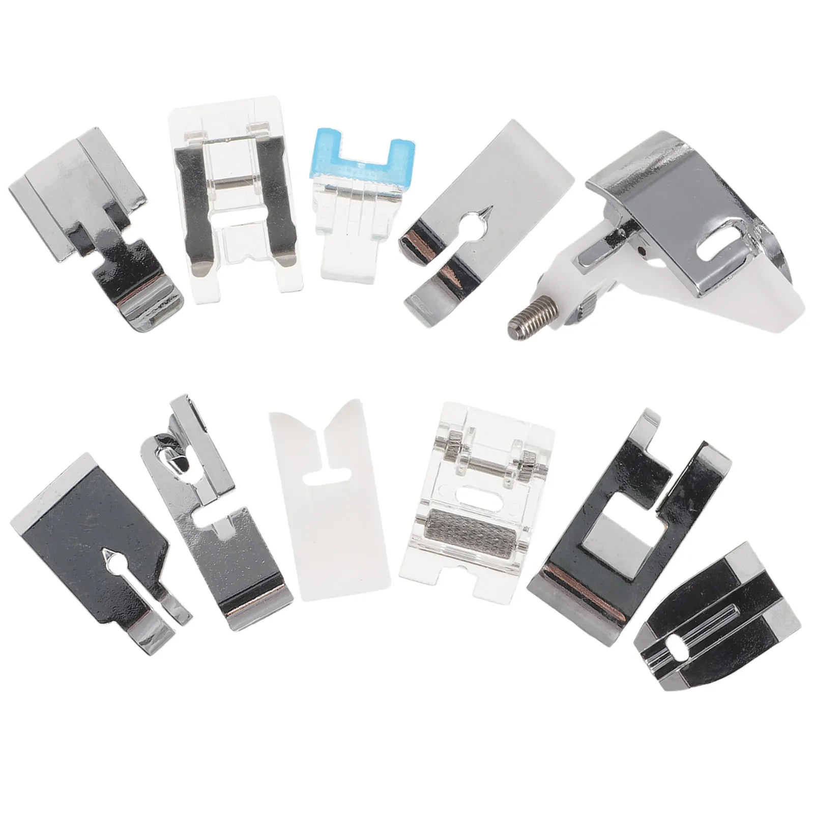 1Set Sewing Machine Presser Feet Zinc Alloy Portable Replaceable Sewing Foot Multifunctional Stitching Accessory Free Motion
1Set Sewing Machine Presser Feet Zinc Alloy Portable Replaceable Sewing Foot Multifunctional Stitching Accessory Free Motion