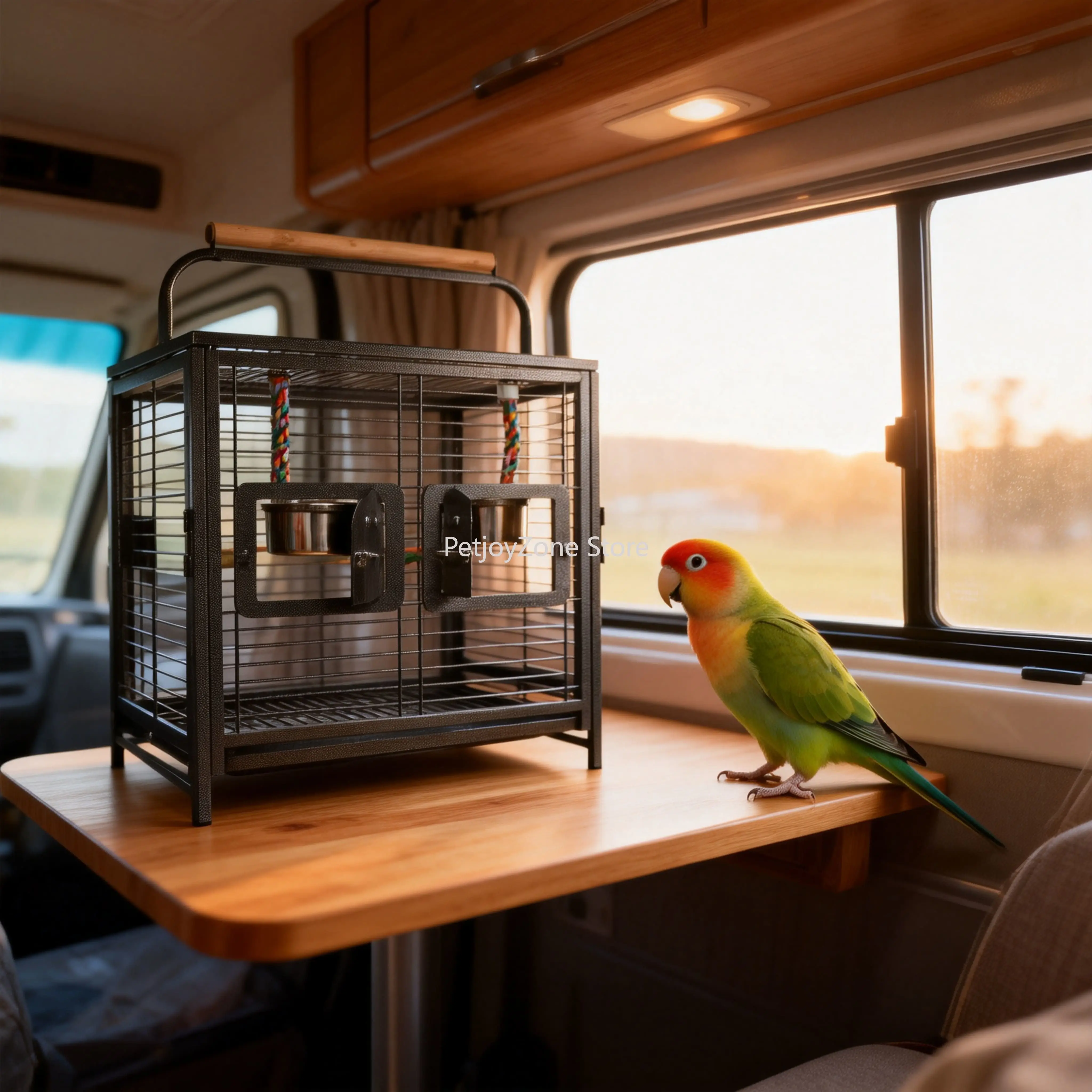 Foldable Iron Bird Cage Travel Carrier Portable Lightweight Easy To Assemble Simple Design For Parrots Budgies Lovebirds
Foldable Iron Bird Cage Travel Carrier Portable Lightweight Easy To Assemble Simple Design For Parrots Budgies Lovebirds