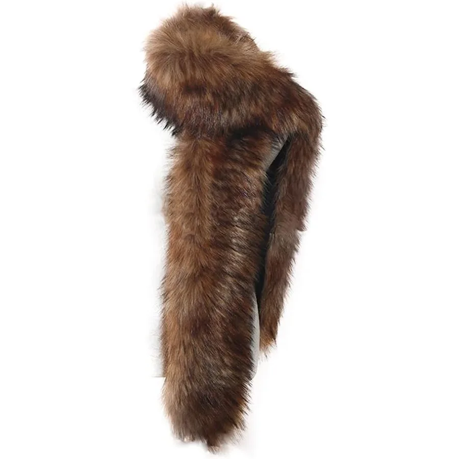 Bettli Women's Men's Extra Large Faux Fox Raccoon Fur Scarf Collar Stole Shawl
Bettli Women's Men's Extra Large Faux Fox Raccoon Fur Scarf Collar Stole Shawl
