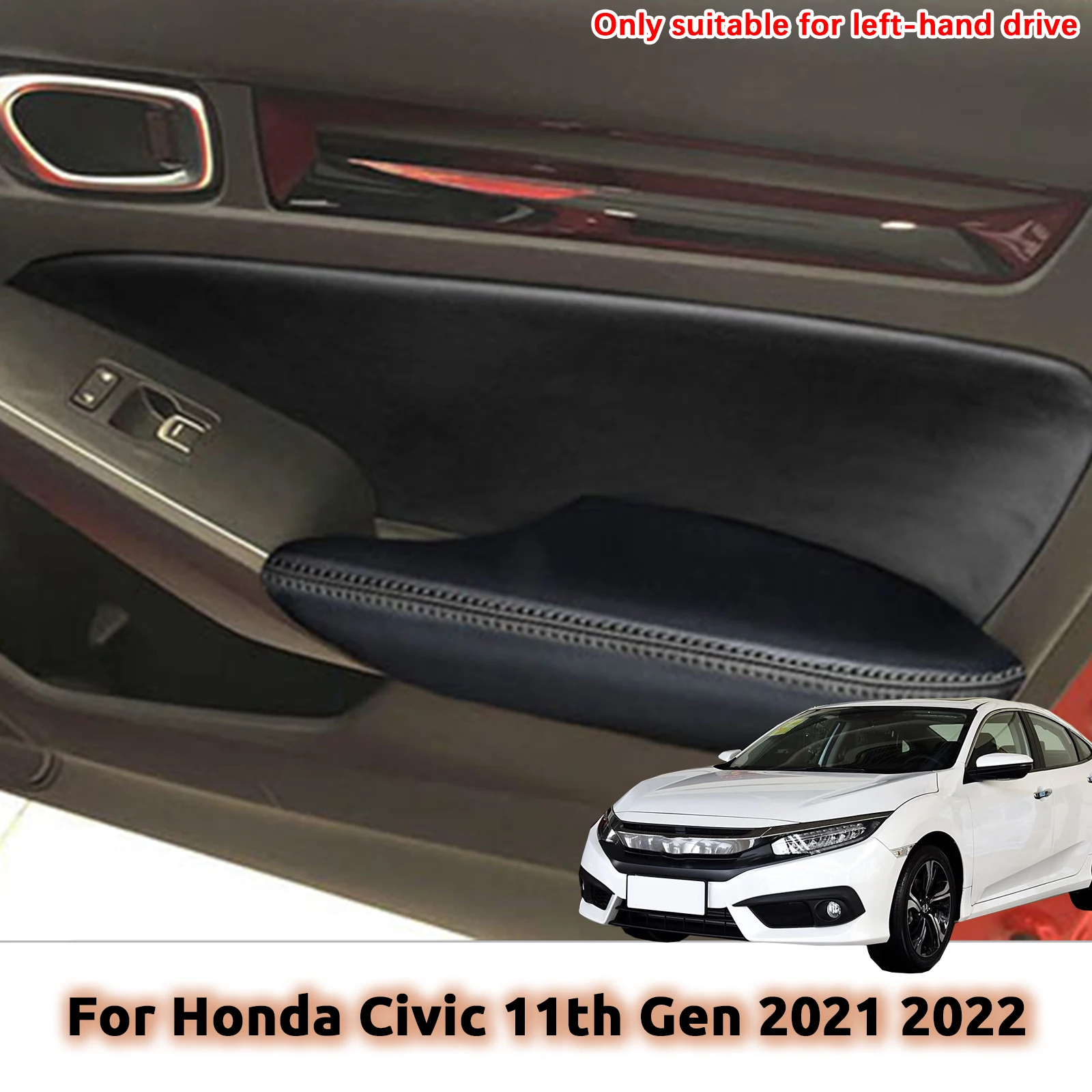 Custom Fit For Honda Civic 11th Gen 2021 2022 For Car Door Armrest Panel Microfiber Leather Cover Protective Trim
Custom Fit For Honda Civic 11th Gen 2021 2022 For Car Door Armrest Panel Microfiber Leather Cover Protective Trim