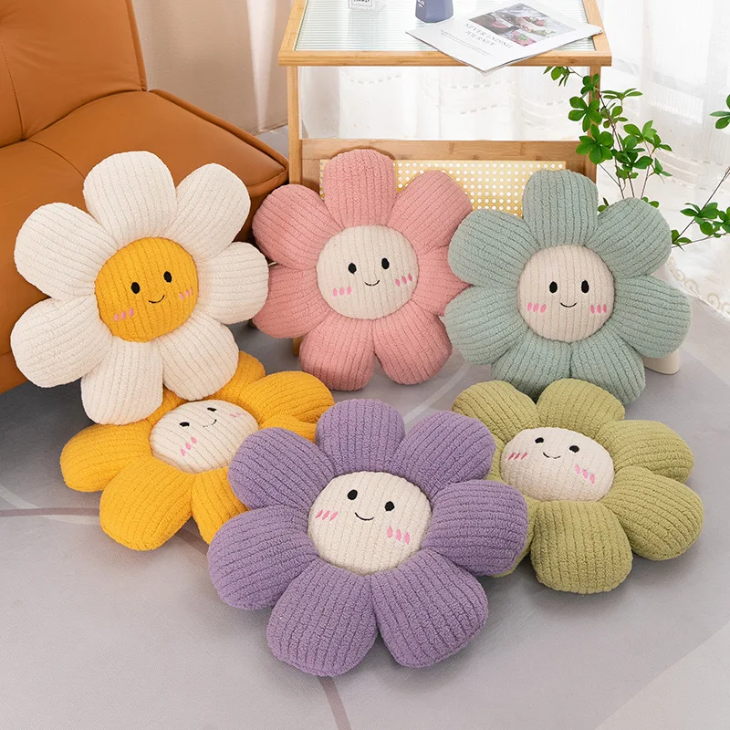 Soft Flower Cushion Smiling Face Sunflower Pillow Home Decorative Pillow for Living Room Bedroom Chair Seat Pad
Soft Flower Cushion Smiling Face Sunflower Pillow Home Decorative Pillow for Living Room Bedroom Chair Seat Pad