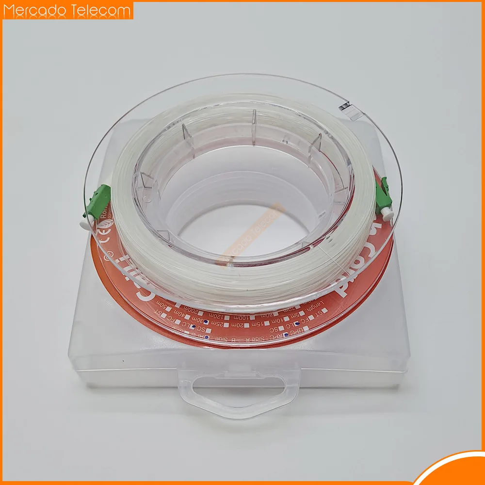 10-100 Meter Indoor Transparent Fiber Optic Cable LC APC Invisible G657A2 Singlemode Fiber Jumper Household Extension line
10-100 Meter Indoor Transparent Fiber Optic Cable LC APC Invisible G657A2 Singlemode Fiber Jumper Household Extension line