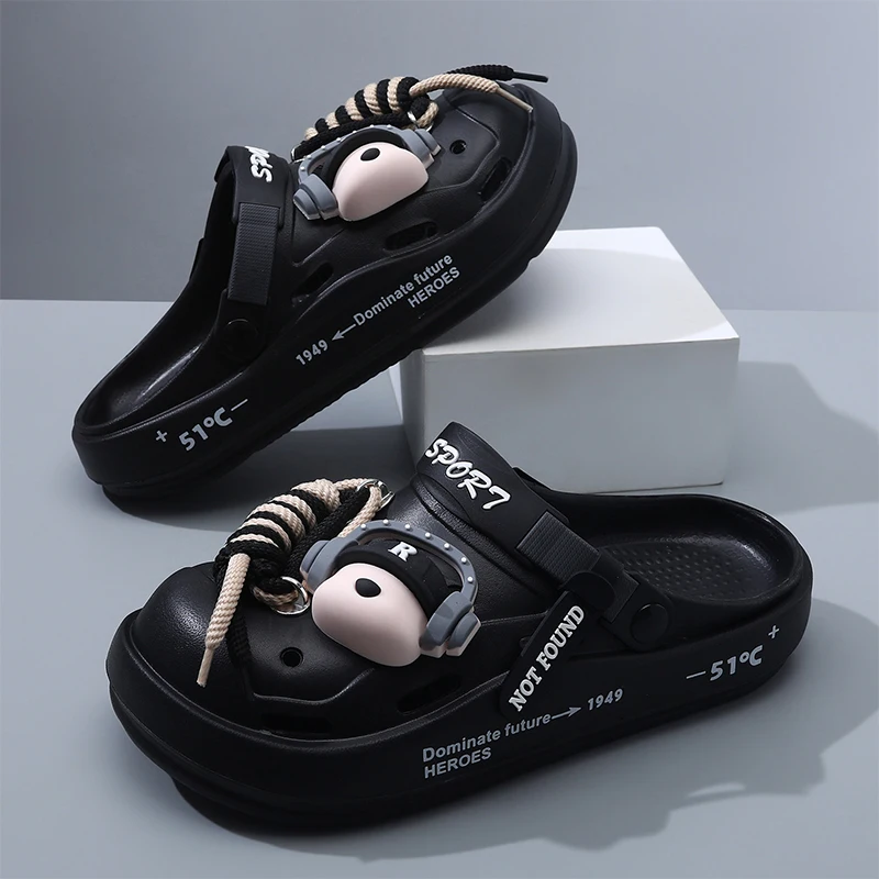 2026 Men summer trend new punk DIY garden shoes outdoor sports driving sandals soft sole non-slip wear-resistant beach slippers
2026 Men summer trend new punk DIY garden shoes outdoor sports driving sandals soft sole non-slip wear-resistant beach slippers