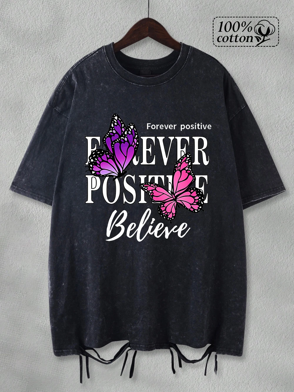 Летняя стираная футболка женская, хлопковые топы с принтом Forever Positive Believe, хип-хоп, с круглым вырезом, уличная одежда большого размера, повседневная женская одежда
Летняя стираная футболка женская, хлопковые топы с принтом Forever Positive Believe, хип-хоп, с круглым вырезом, уличная одежда большого размера, повседневная женская одежда