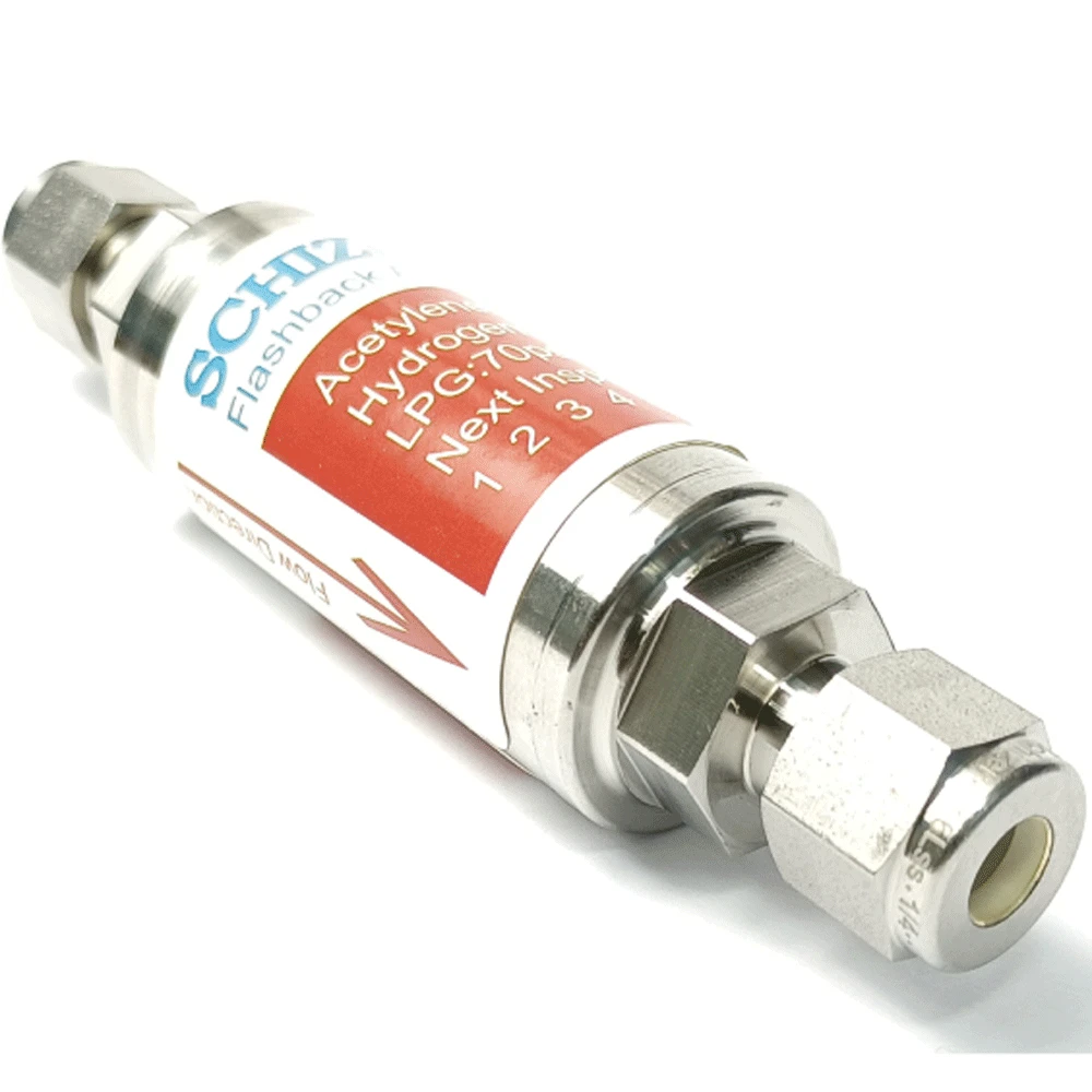 1/4" NPT Female or 1/4" 3/8" 6mm Tube OD Compresion Union SUS316L Stainless Steel Flame Arrester Hydrogen Oxygen
1/4" NPT Female or 1/4" 3/8" 6mm Tube OD Compresion Union SUS316L Stainless Steel Flame Arrester Hydrogen Oxygen