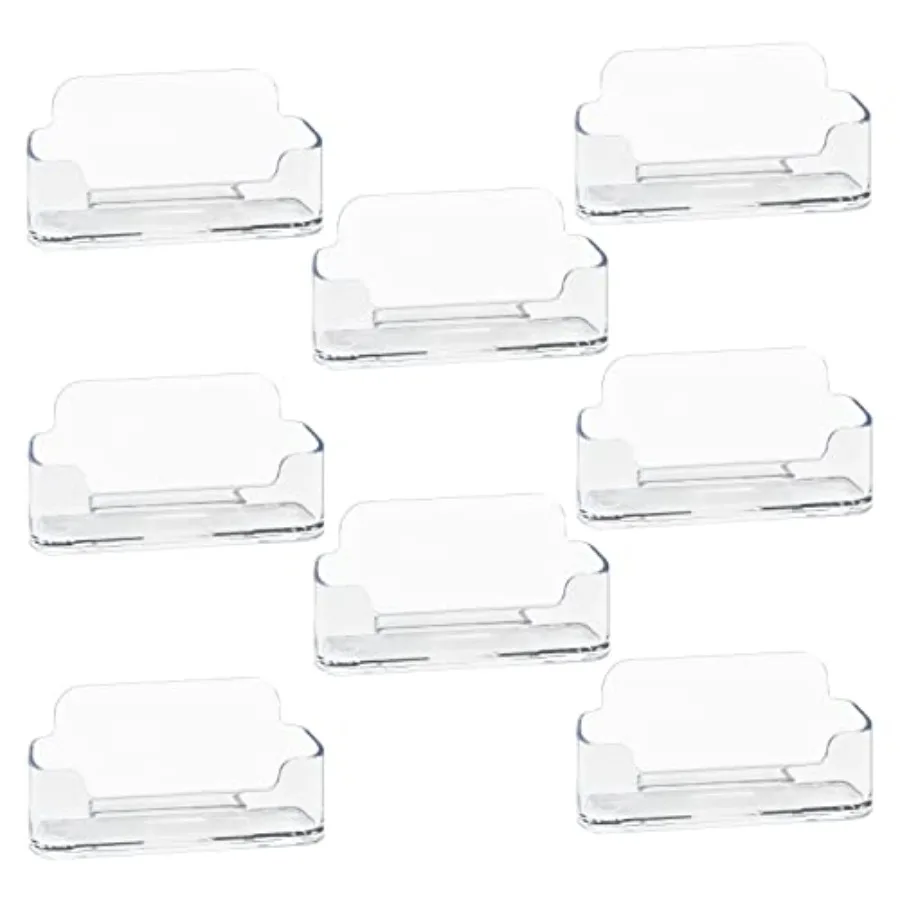 Pack Acrylic Business Card Holder for Desk, Clear Plastic Business Cards Display Holders Stand, Fits 30-50 Business Cards
Pack Acrylic Business Card Holder for Desk, Clear Plastic Business Cards Display Holders Stand, Fits 30-50 Business Cards