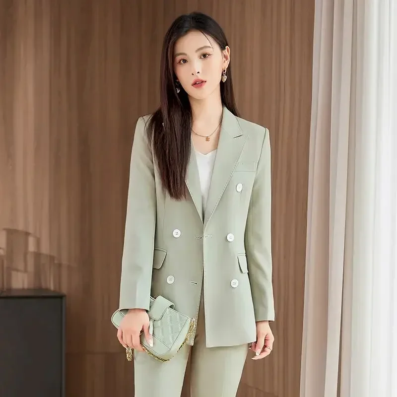 Insozkdg Spring Autumn Fashion Pockets Blazer Suit Long Sleeve Blazer Pants Suit Set Office Lady Two Piece Sets Women Outfits
Insozkdg Spring Autumn Fashion Pockets Blazer Suit Long Sleeve Blazer Pants Suit Set Office Lady Two Piece Sets Women Outfits
