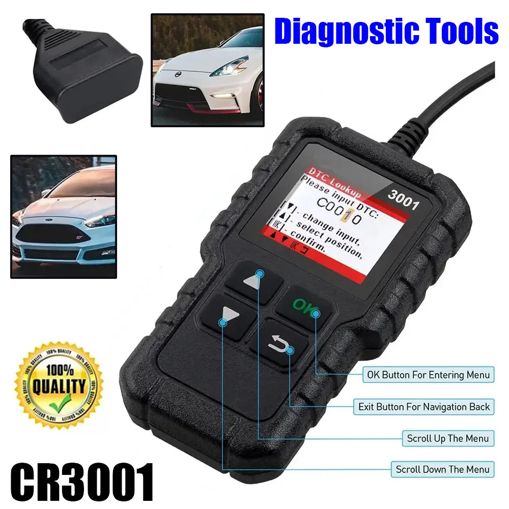 Diagnostic Tools X431 CR3001 OBD2 Automotive Multilingual Code Reader Scanner Check Tool Engine Free Update Car Tool
Diagnostic Tools X431 CR3001 OBD2 Automotive Multilingual Code Reader Scanner Check Tool Engine Free Update Car Tool