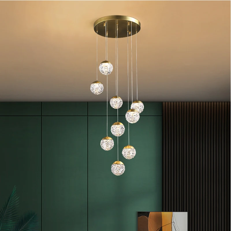 Postmodern Glass Pendant Lamp Simple Living Room Furniture Hanging Lights Staircase Villa Restaurant Bar Suspension
Postmodern Glass Pendant Lamp Simple Living Room Furniture Hanging Lights Staircase Villa Restaurant Bar Suspension