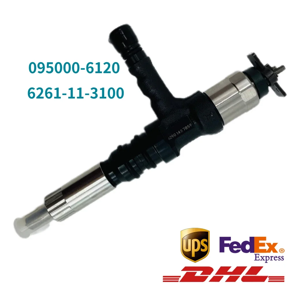 095000-6120 6261-11-3100 Diesel Fuel Injector Nozzle for Ko/m/at-s/u PC600 Excavator
095000-6120 6261-11-3100 Diesel Fuel Injector Nozzle for Ko/m/at-s/u PC600 Excavator