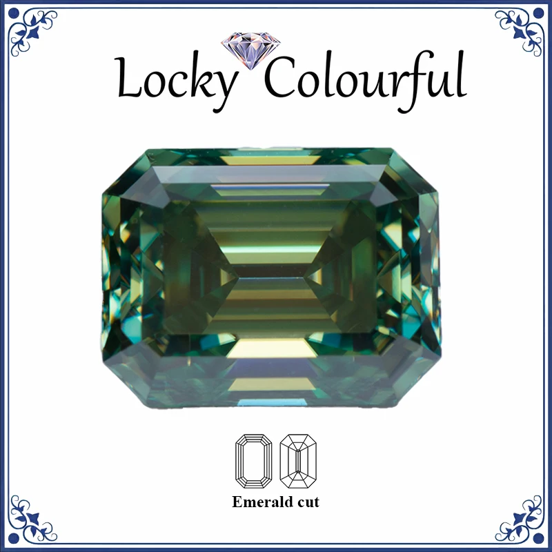 Moissanite Primary Color Yellow Green Emerald Cut Charms Beads for Diy Jewelry Making Necklace Materials with GRA Certificate
Moissanite Primary Color Yellow Green Emerald Cut Charms Beads for Diy Jewelry Making Necklace Materials with GRA Certificate