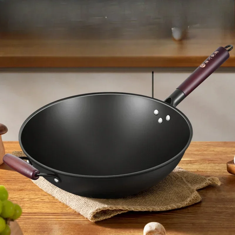 Round Bottom Wok, Home Healthy Uncoated Wok, Quick Heat Conduction and Not Easy To Stick To The Pot, and Stovetop Is Universal
Round Bottom Wok, Home Healthy Uncoated Wok, Quick Heat Conduction and Not Easy To Stick To The Pot, and Stovetop Is Universal