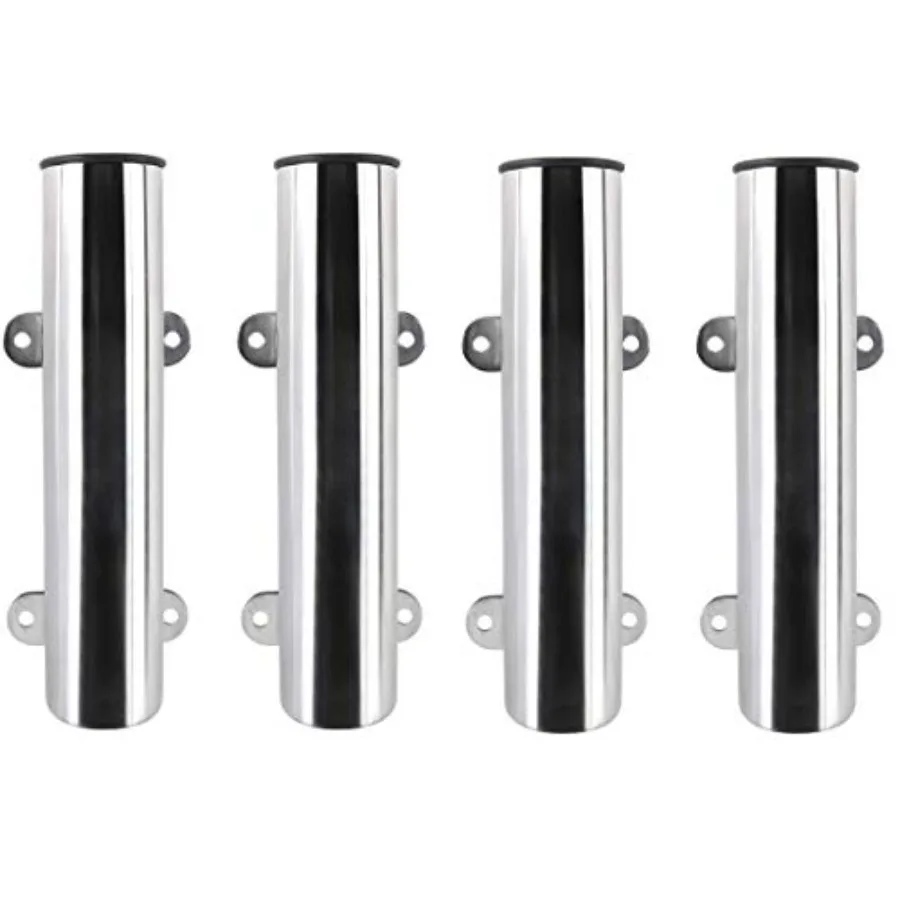 4-Pack Boat Marine Fishing Stainless Steel Side Mounted Transom Mounted Rod Holders with Weld Brackets
4-Pack Boat Marine Fishing Stainless Steel Side Mounted Transom Mounted Rod Holders with Weld Brackets