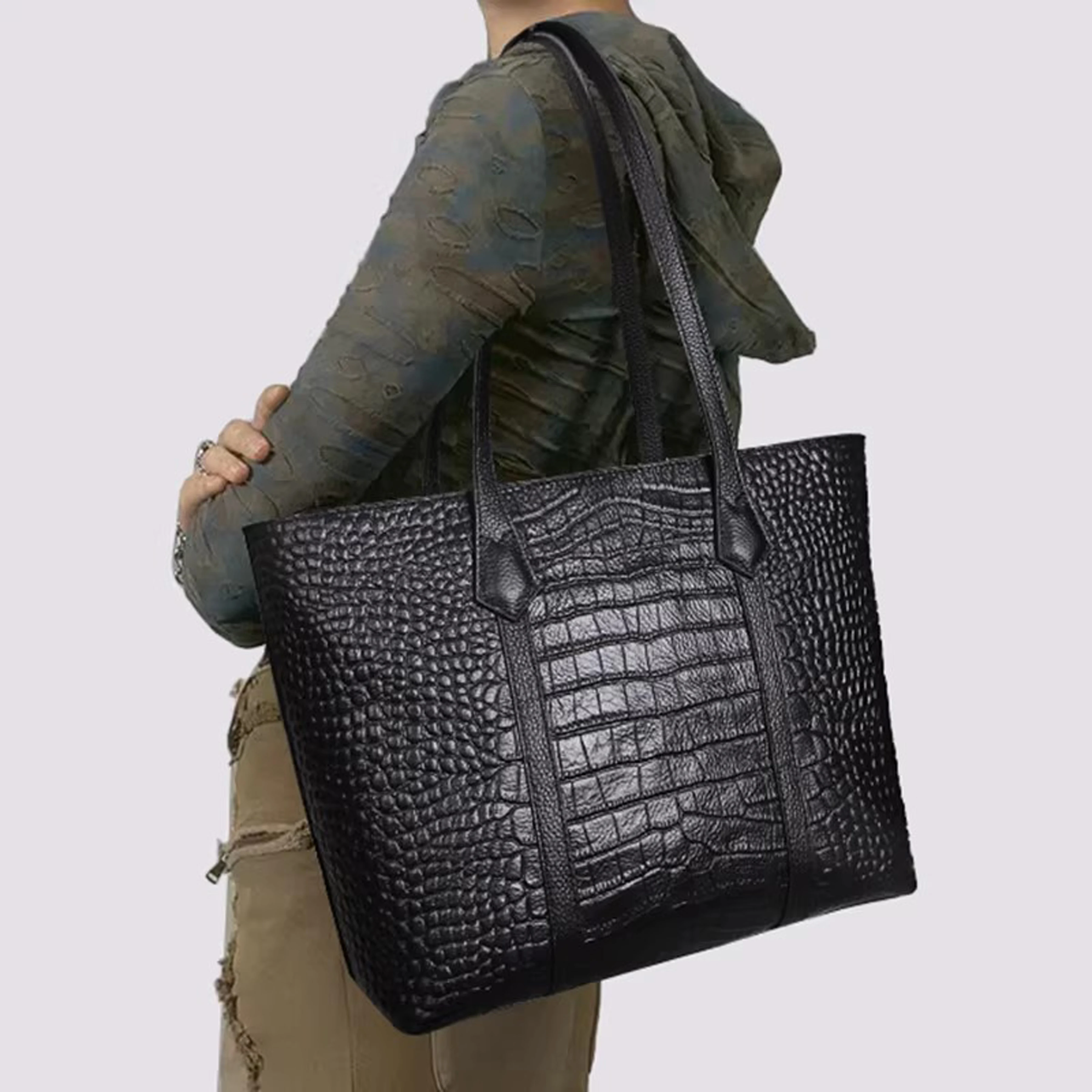 Женская сумка из натуральной кожи, большая, новая модель 2026 года, вместительная сумка-тоут для женщин, дорожная сумка большой вместимости, высококачественная универсальная сумка через плечо
Женская сумка из натуральной кожи, большая, новая модель 2026 года, вместительная сумка-тоут для женщин, дорожная сумка большой вместимости, высококачественная универсальная сумка через плечо