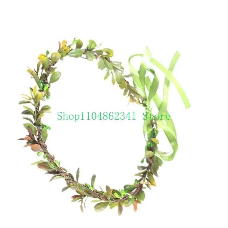 652F Green Garlands Crown Hair Wreath Leaves Headbands Women Bride Foliage Crown for Stall Market Green Headbands
652F Green Garlands Crown Hair Wreath Leaves Headbands Women Bride Foliage Crown for Stall Market Green Headbands