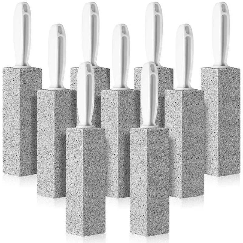 Pumice Stone with Handle for Toilet Cleaning,9Pcs Gray Stone Toilet Brush for Cleaning Toilet, Bathtubs, Grill, Kitchen Sink
Pumice Stone with Handle for Toilet Cleaning,9Pcs Gray Stone Toilet Brush for Cleaning Toilet, Bathtubs, Grill, Kitchen Sink
