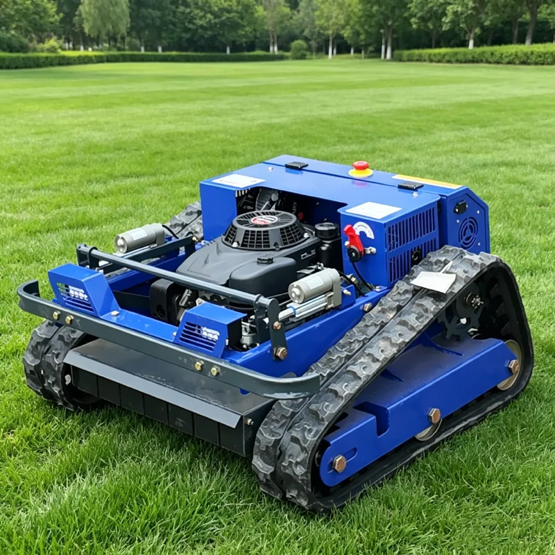 Customized agricultural and forestry tracked remote-controlled lawn mower, diesel powered garden and municipal greening trimmer
Customized agricultural and forestry tracked remote-controlled lawn mower, diesel powered garden and municipal greening trimmer