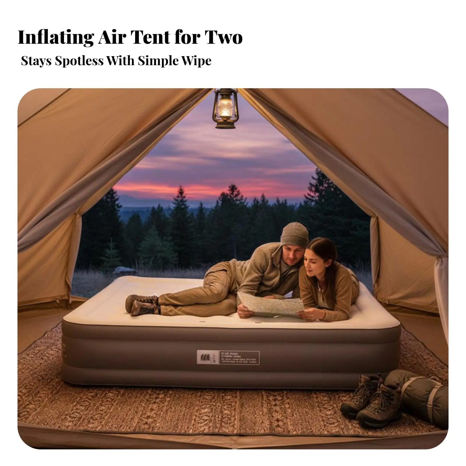 Двухместный автоматический надувной матрас со встроенным насосом, портативная надувная кровать для кемпинга, отдыха на природе и дома
Двухместный автоматический надувной матрас со встроенным насосом, портативная надувная кровать для кемпинга, отдыха на природе и дома