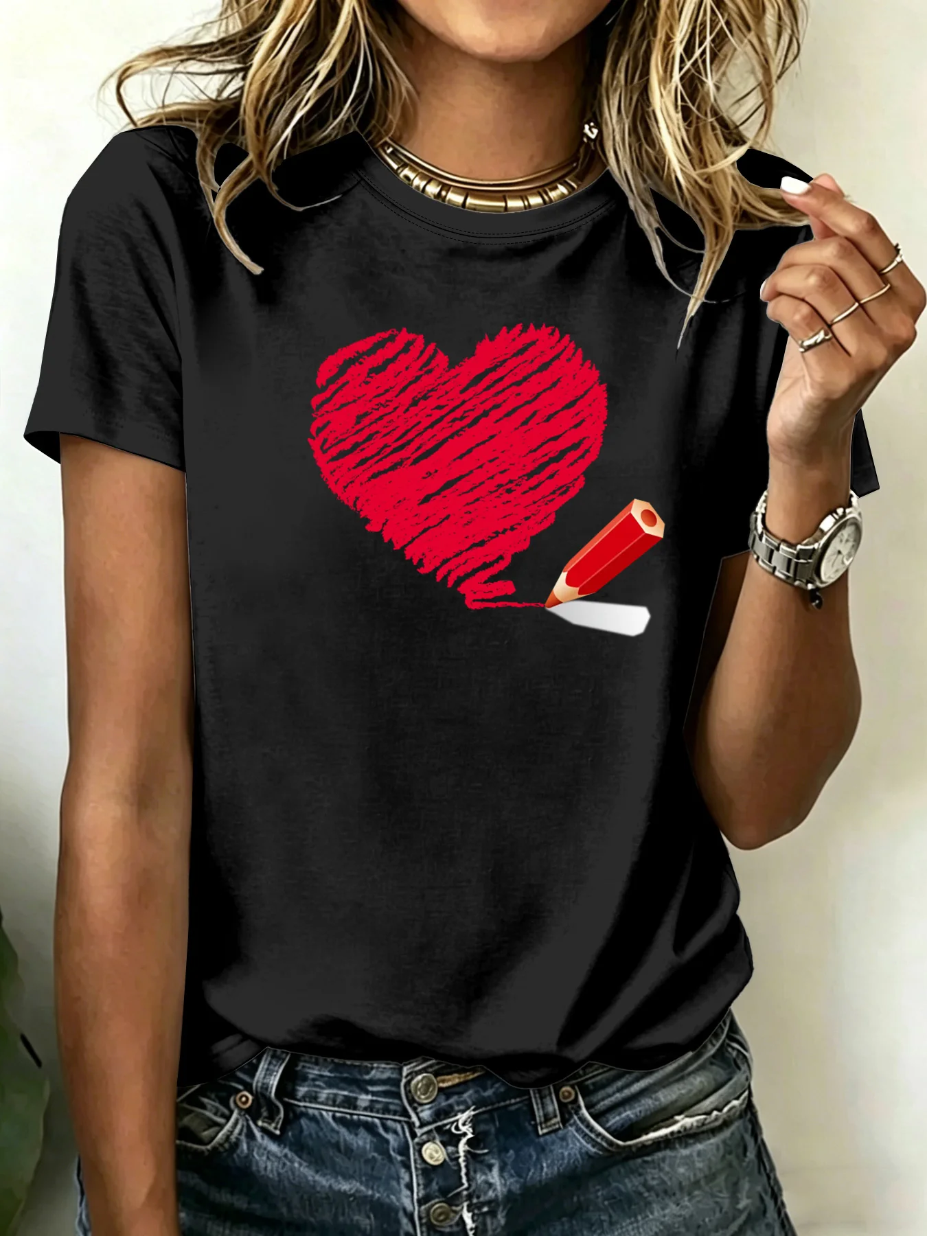 Ladies Plus Size T-shirts, Short-sleeved Printed Tops, Loose and Casual, Soft, Comfortable and Breathable, for Leisure and Sport
Ladies Plus Size T-shirts, Short-sleeved Printed Tops, Loose and Casual, Soft, Comfortable and Breathable, for Leisure and Sport
