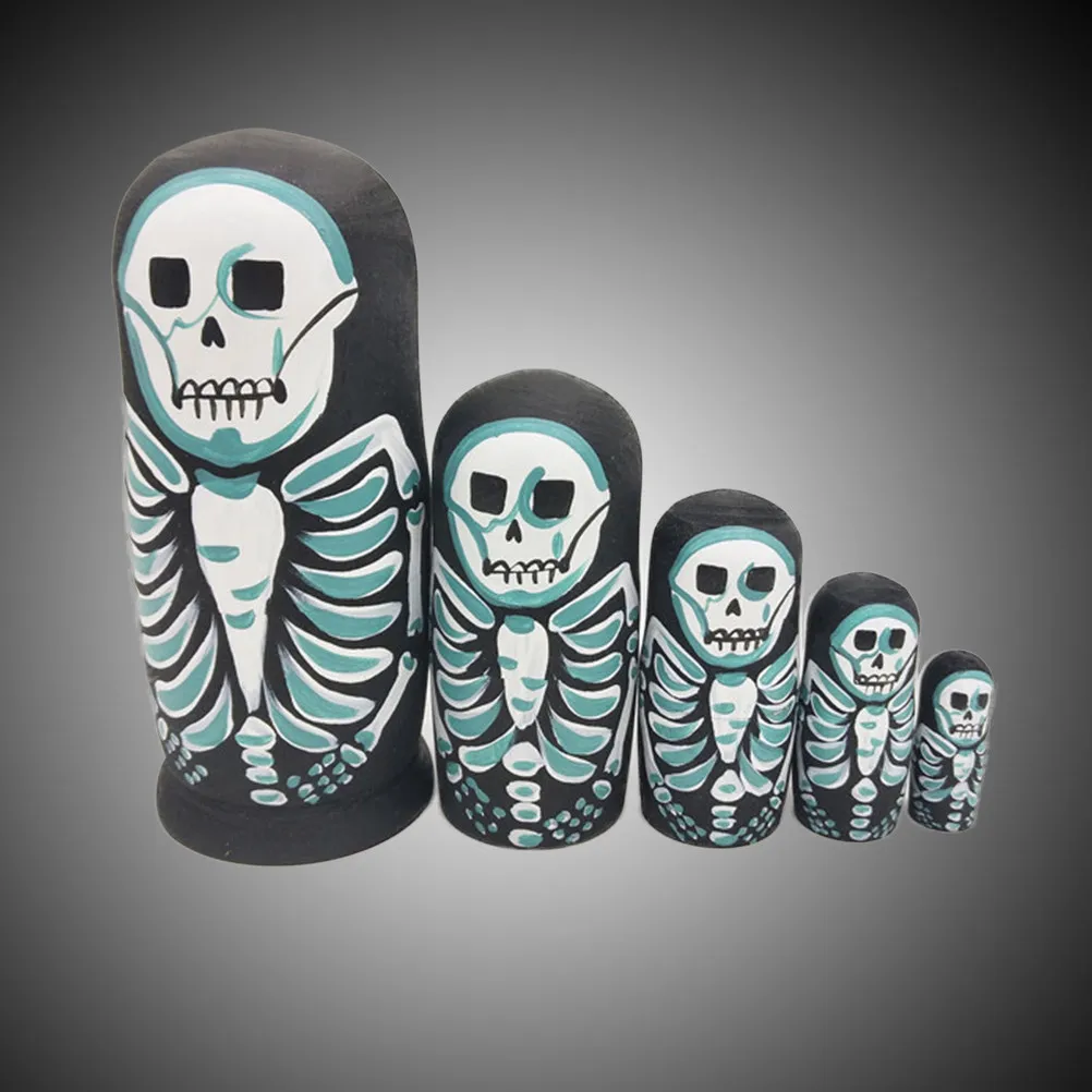 5 Pcs Stacking Skeletons Snowman Toy Russian Toys Handmade for Children Toddler Toddlers Dollhouse Accessories
5 Pcs Stacking Skeletons Snowman Toy Russian Toys Handmade for Children Toddler Toddlers Dollhouse Accessories