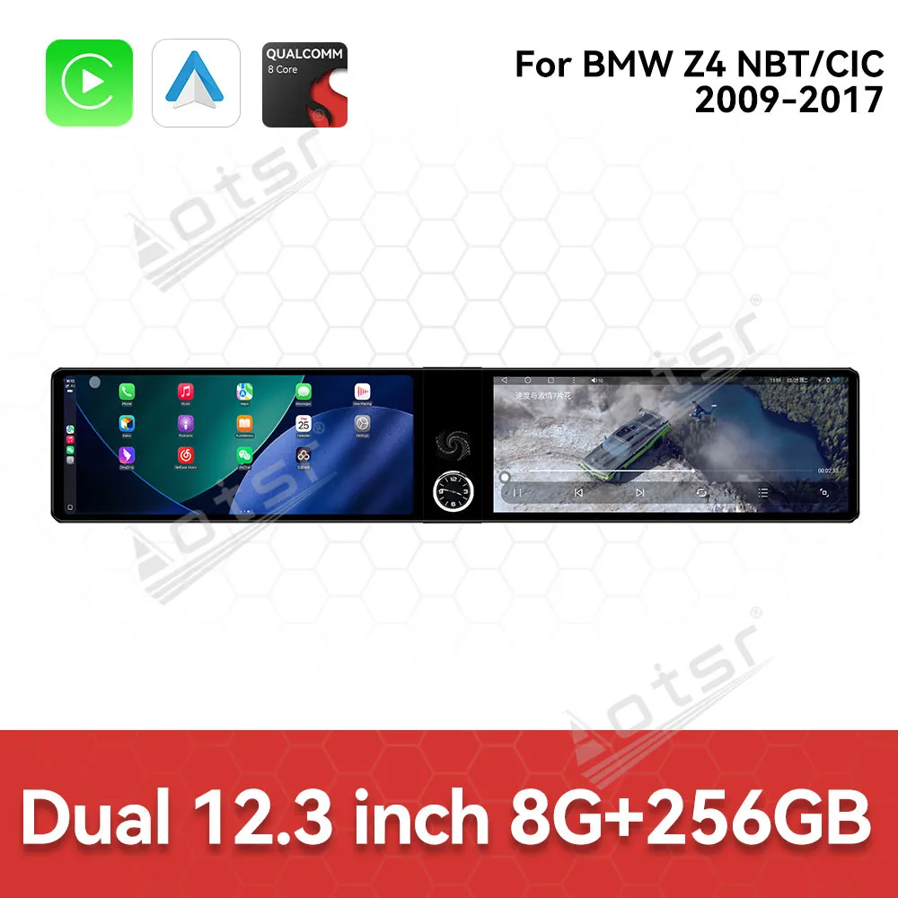 12.3" HD Dual Screen Car Android 13 For BMW Z4 NBT/CIC 2009-2017 Car Gadgets GPS Navigation Multimedia Player Stereo Head Unit
12.3" HD Dual Screen Car Android 13 For BMW Z4 NBT/CIC 2009-2017 Car Gadgets GPS Navigation Multimedia Player Stereo Head Unit