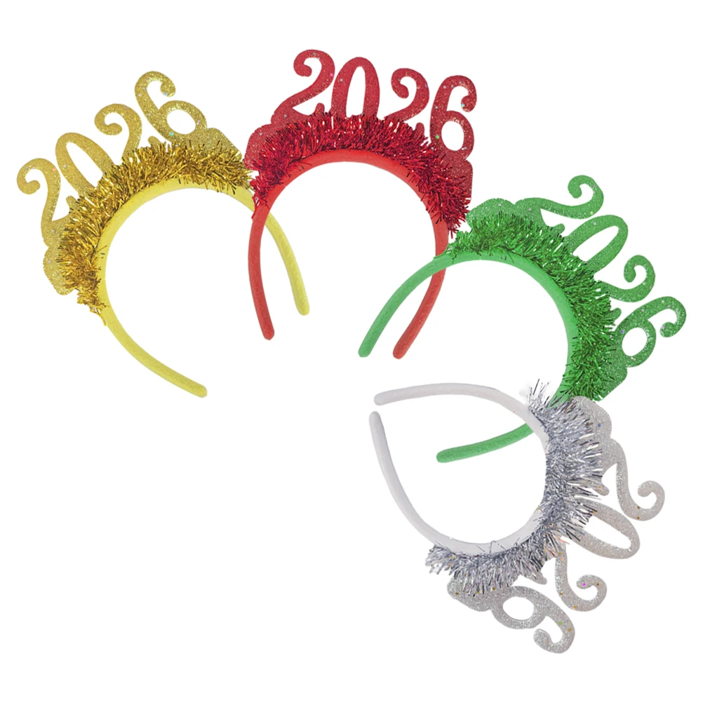 4Pcs Glitter Headband Holiday Party Hair Hoop Accessories 2026 New Year Eve Festive Hairstyle Women Christmas Snowman Decorative
4Pcs Glitter Headband Holiday Party Hair Hoop Accessories 2026 New Year Eve Festive Hairstyle Women Christmas Snowman Decorative