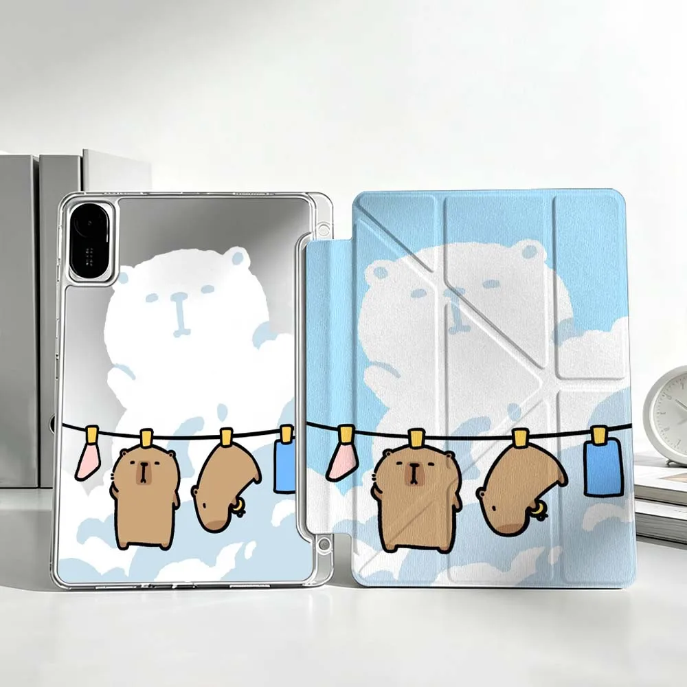 Funny Capybara Drying Clothes Soft For Xiaomi Mi Pad 8 7 6 5 Pro Redmi Pad SE 2 Poco Pad Foldable 3Y Tablet Case
Funny Capybara Drying Clothes Soft For Xiaomi Mi Pad 8 7 6 5 Pro Redmi Pad SE 2 Poco Pad Foldable 3Y Tablet Case