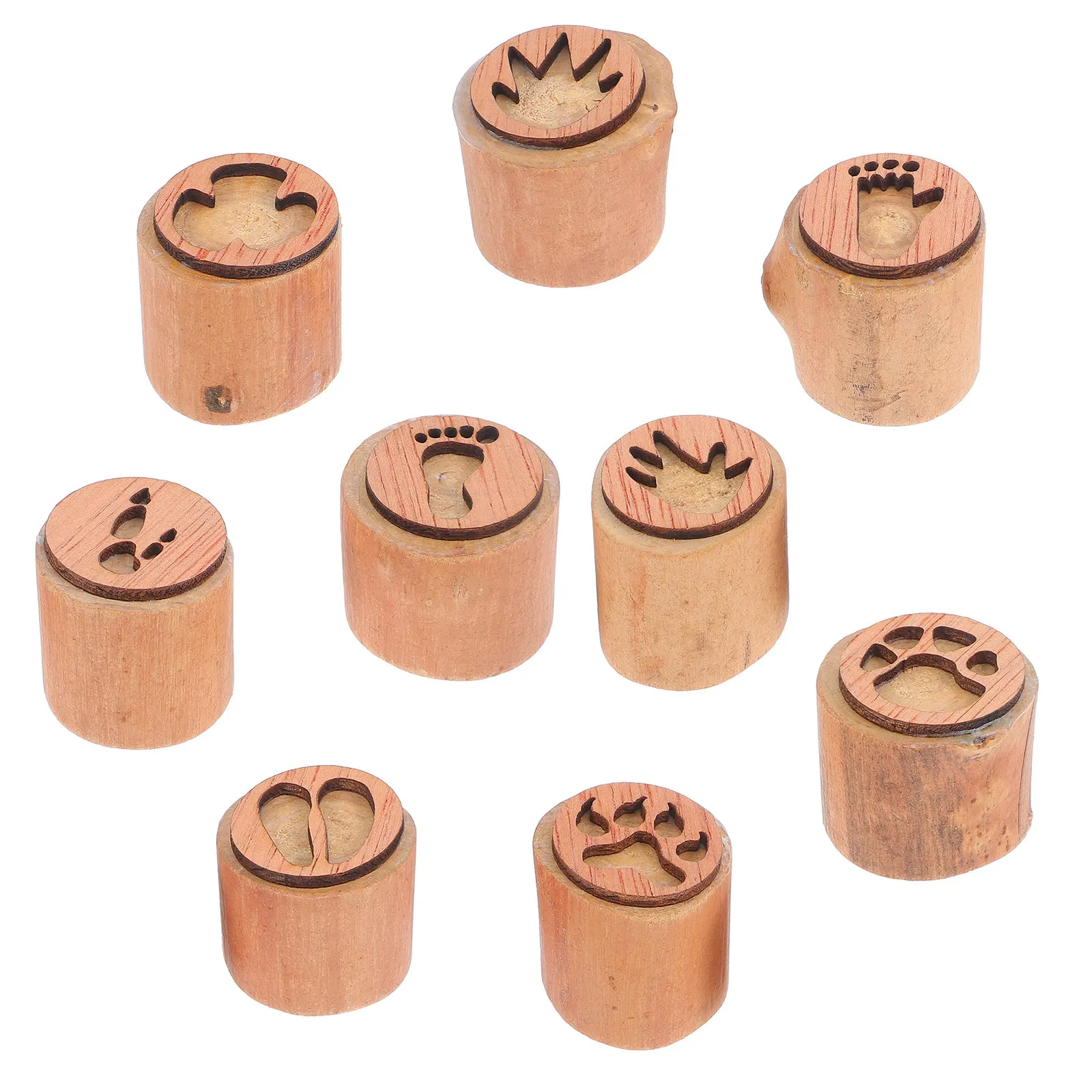 9Pcs Animal Footprint Stamps Wooden Craft Kit for Kids DIY Art Projects Card Making Crafting Stamps Wooden Stamp Set
9Pcs Animal Footprint Stamps Wooden Craft Kit for Kids DIY Art Projects Card Making Crafting Stamps Wooden Stamp Set