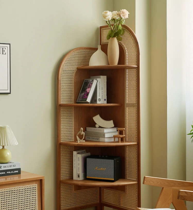 Nordic Vintage Solid Wood Corner Cabinet Vine Weaving Living Room Wall Corner Storage Storage Corner Storage Cabinet
Nordic Vintage Solid Wood Corner Cabinet Vine Weaving Living Room Wall Corner Storage Storage Corner Storage Cabinet