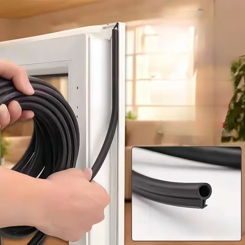 5M Door Window Sealing Strip O-Shaped Rubber Weather Stripping Slot Seals Door Windproof Insulation Noise Seal Strip Tape
5M Door Window Sealing Strip O-Shaped Rubber Weather Stripping Slot Seals Door Windproof Insulation Noise Seal Strip Tape 