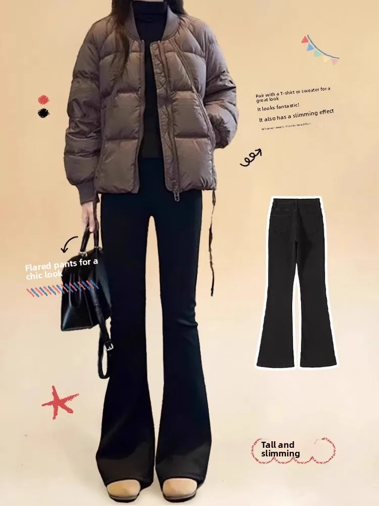 High Waist Flared Jeans Women's Black Skinny Stretchy Floor Length Cotton Denim Casual High Waist Long Pants Spring Autumn
High Waist Flared Jeans Women's Black Skinny Stretchy Floor Length Cotton Denim Casual High Waist Long Pants Spring Autumn