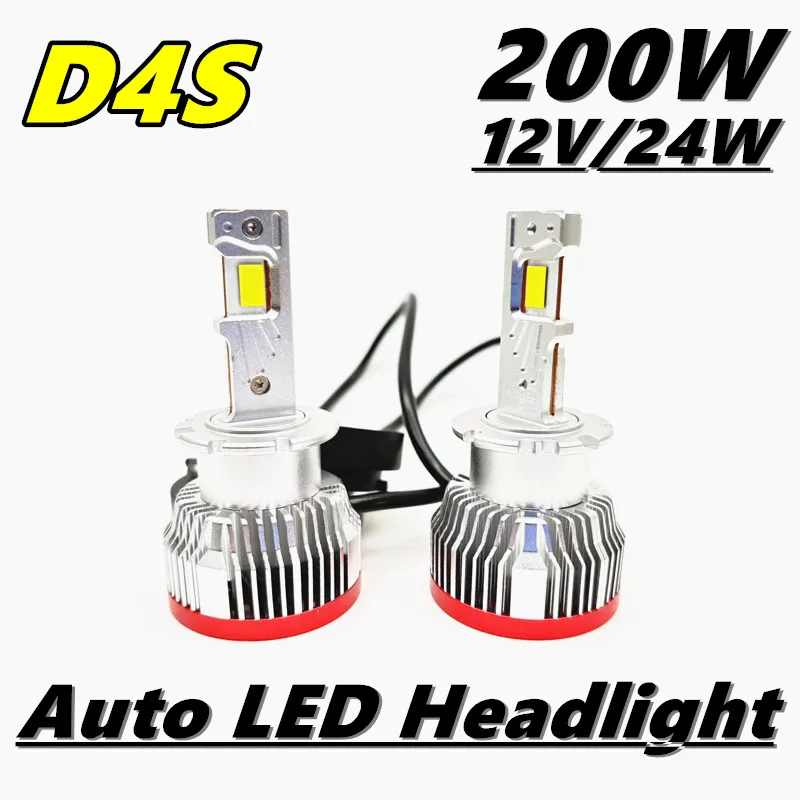2PCS D2H LED Headlight D2S D4S LED Headlamp Bulb 20000LM Super White Light 12V Car Headlight Bulb 200W H1 H7 H4 H11 9005 9006
2PCS D2H LED Headlight D2S D4S LED Headlamp Bulb 20000LM Super White Light 12V Car Headlight Bulb 200W H1 H7 H4 H11 9005 9006