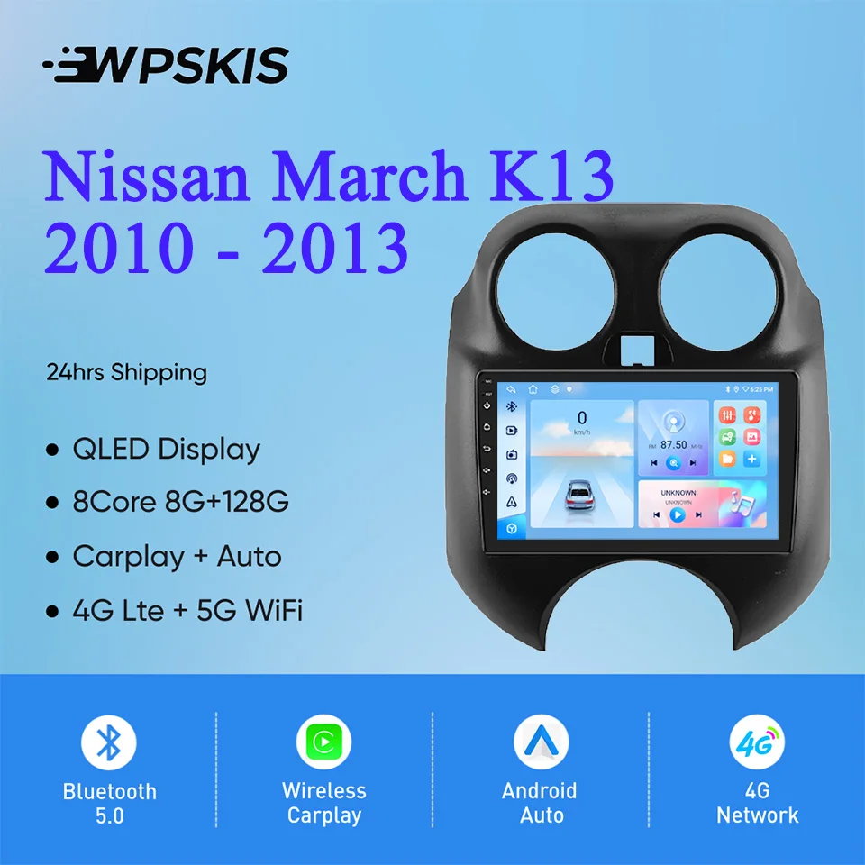 For Nissan March K13 2010 - 2013 Auto Radio Stereo Video Multimedia Player GPS Navigation Monitor Android 14 4G Lte WiFi Carplay
For Nissan March K13 2010 - 2013 Auto Radio Stereo Video Multimedia Player GPS Navigation Monitor Android 14 4G Lte WiFi Carplay