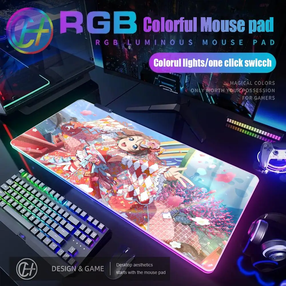Игровой коврик для мыши HYBXAXC Love Live All Stars Anime RGB, настольный коврик для геймеров, HD, большой, со светодиодной подсветкой, XXL
Игровой коврик для мыши HYBXAXC Love Live All Stars Anime RGB, настольный коврик для геймеров, HD, большой, со светодиодной подсветкой, XXL