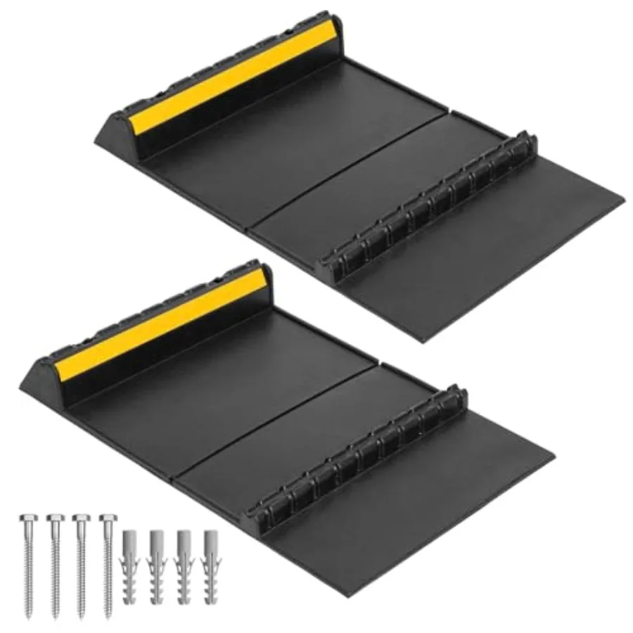 Rubber Garage Parking Mat 17.6 * 23.6 * 2.8" Heavy Duty Wheel Stoppers Anti-Slip Black Parking Aids Automotive Wheel Stabilizer
Rubber Garage Parking Mat 17.6 * 23.6 * 2.8" Heavy Duty Wheel Stoppers Anti-Slip Black Parking Aids Automotive Wheel Stabilizer