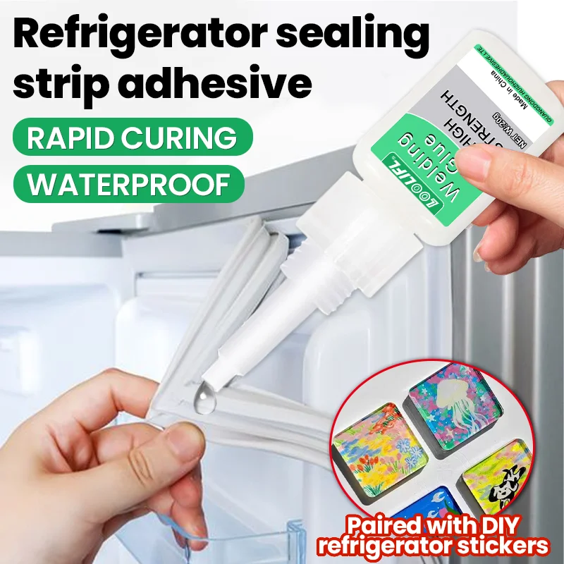 LOOLIFL refrigerator high-strength welding oily super adhesive universal transparent seamless repair adhesive instant super adhe
LOOLIFL refrigerator high-strength welding oily super adhesive universal transparent seamless repair adhesive instant super adhe