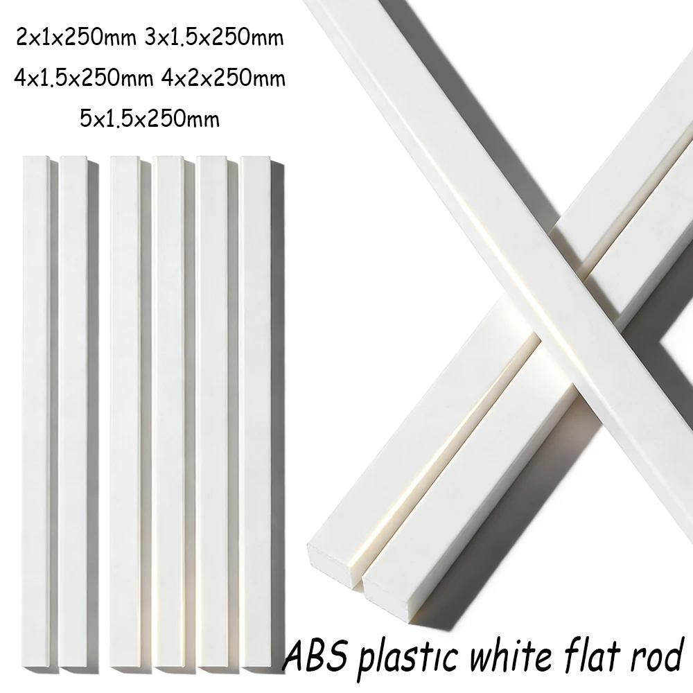5-100 шт. белых квадратных пластиковых стержней из АБС для архитектурных моделей, материал для моделирования, аксессуары для рукоделия, расходные материалы для резки
5-100 шт. белых квадратных пластиковых стержней из АБС для архитектурных моделей, материал для моделирования, аксессуары для рукоделия, расходные материалы для резки