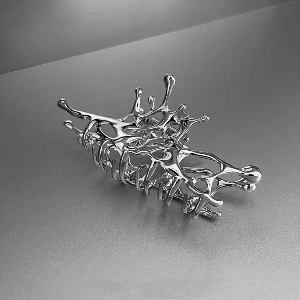 Elegamt Alloy Geometric Claw Clips Y2k Geometry Silver Hair Crab Clip Ponytail Holder Kroean Style Gift
Elegamt Alloy Geometric Claw Clips Y2k Geometry Silver Hair Crab Clip Ponytail Holder Kroean Style Gift