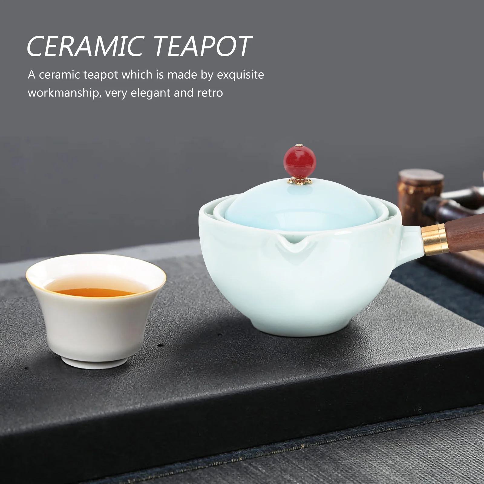 Керамический чайник с длинной ручкой и съемным ситечком, бытовой чайник, горшок для приготовления чая с защитой от ожогов, элегантный винтажный дизайн
Керамический чайник с длинной ручкой и съемным ситечком, бытовой чайник, горшок для приготовления чая с защитой от ожогов, элегантный винтажный дизайн