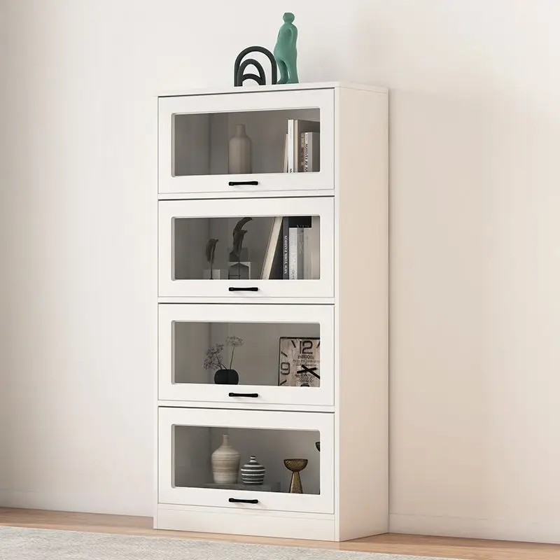 Solid wood bookcase, bookshelf, floor shelf with glass door, dustproof children's toy ornament, storage cabinet
Solid wood bookcase, bookshelf, floor shelf with glass door, dustproof children's toy ornament, storage cabinet