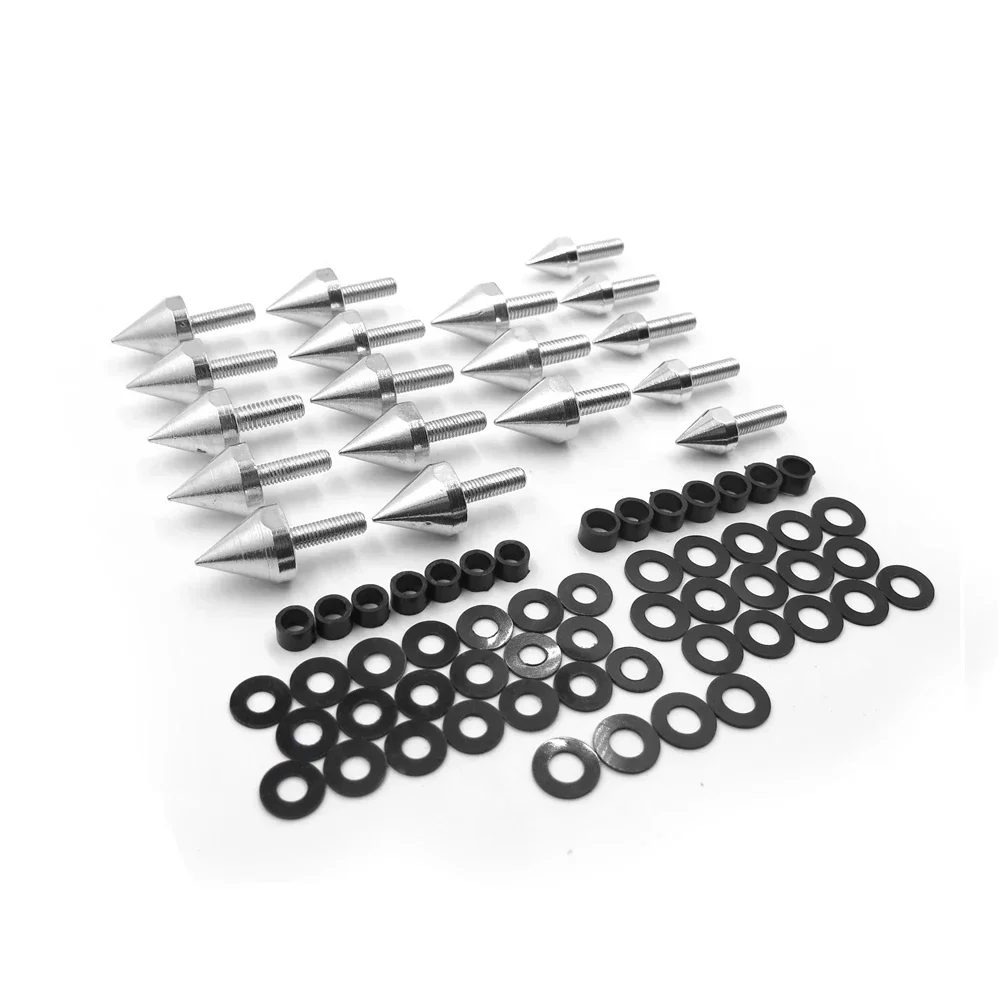 Silver Motorcycle Aluminum Fairing Bolt Kit Screws For 2004-2005 Kawasaki Ninja ZX10/ZX10R
Silver Motorcycle Aluminum Fairing Bolt Kit Screws For 2004-2005 Kawasaki Ninja ZX10/ZX10R