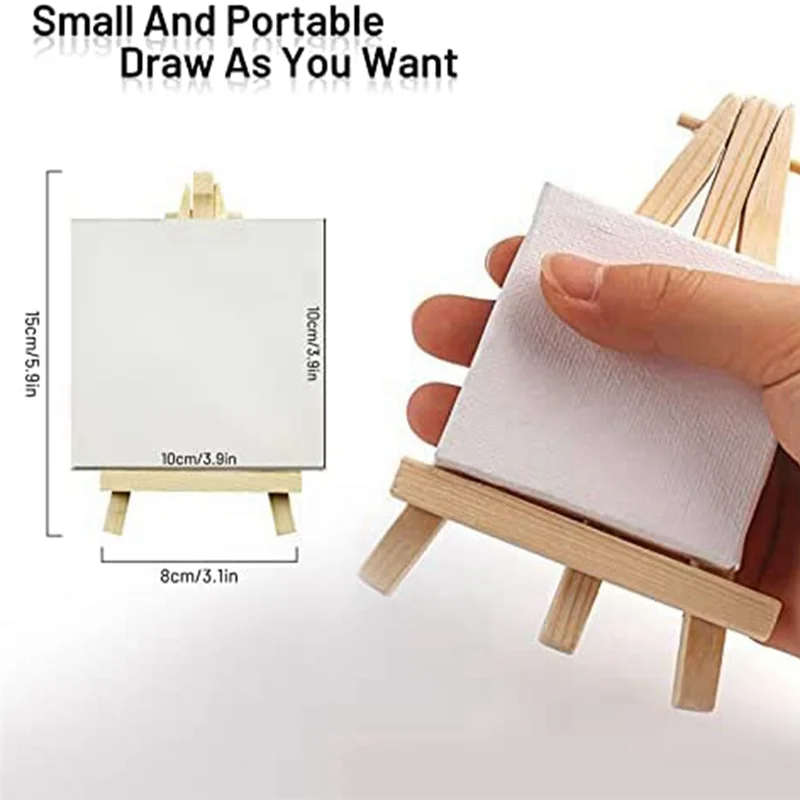 16 Pack 4 X 4 Inch Stretched Mini Canvases Small Painting Canvas With Easel Art Canvases For Kids Painting Craft
16 Pack 4 X 4 Inch Stretched Mini Canvases Small Painting Canvas With Easel Art Canvases For Kids Painting Craft