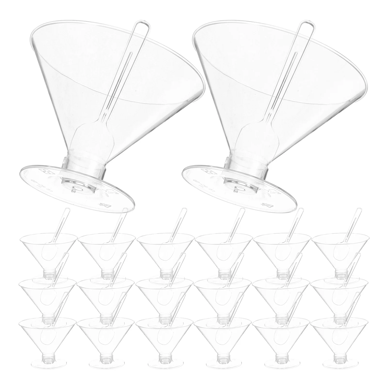 20 Sets Dessert Cups 5OZ 150ml Transparent Mousse Spoons Square Ice Cream Heart Shape Pudding Party Portable Tiramisu Storage
20 Sets Dessert Cups 5OZ 150ml Transparent Mousse Spoons Square Ice Cream Heart Shape Pudding Party Portable Tiramisu Storage