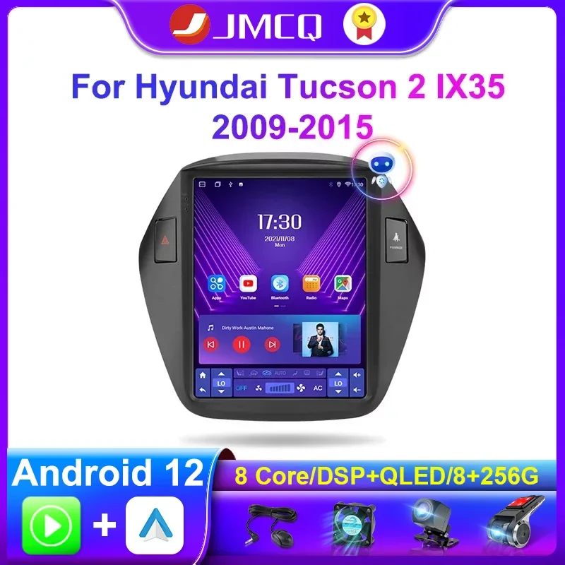 Автомобильный радиоприемник JMCQ 9,7 дюймов Android 12 для Hyundai Tucson 2 IX35 2009-2015 мультимедийная видеонавигация Carplay стерео 4G + WiFi головное устройство
Автомобильный радиоприемник JMCQ 9,7 дюймов Android 12 для Hyundai Tucson 2 IX35 2009-2015 мультимедийная видеонавигация Carplay стерео 4G + WiFi головное устройство