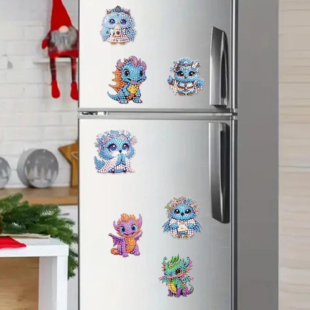 12PCS 2D Flat DIY Diamond Painting Refrigerator Magnet Round Diamond Magnetic Refrigerator Stickers Special Shape for Home Decor
12PCS 2D Flat DIY Diamond Painting Refrigerator Magnet Round Diamond Magnetic Refrigerator Stickers Special Shape for Home Decor