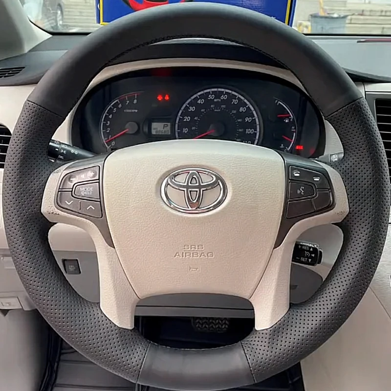 For Toyota Old Sienna 2012 Hand Stitched Non-slip Car Steering Wheel Cover Braid Genuine Leather Car Interior
For Toyota Old Sienna 2012 Hand Stitched Non-slip Car Steering Wheel Cover Braid Genuine Leather Car Interior